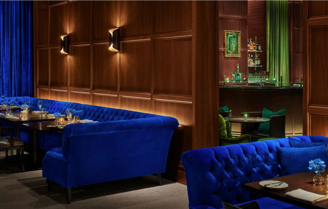 The Times Square Edition New York Ngoại thất bức ảnh The bar at the London Edition